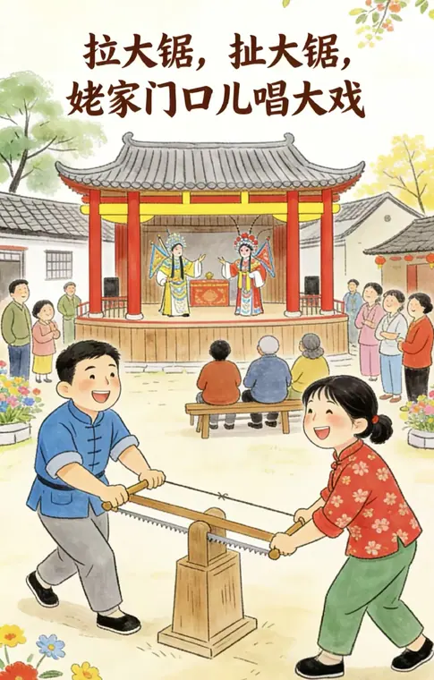 童谣拉大锯